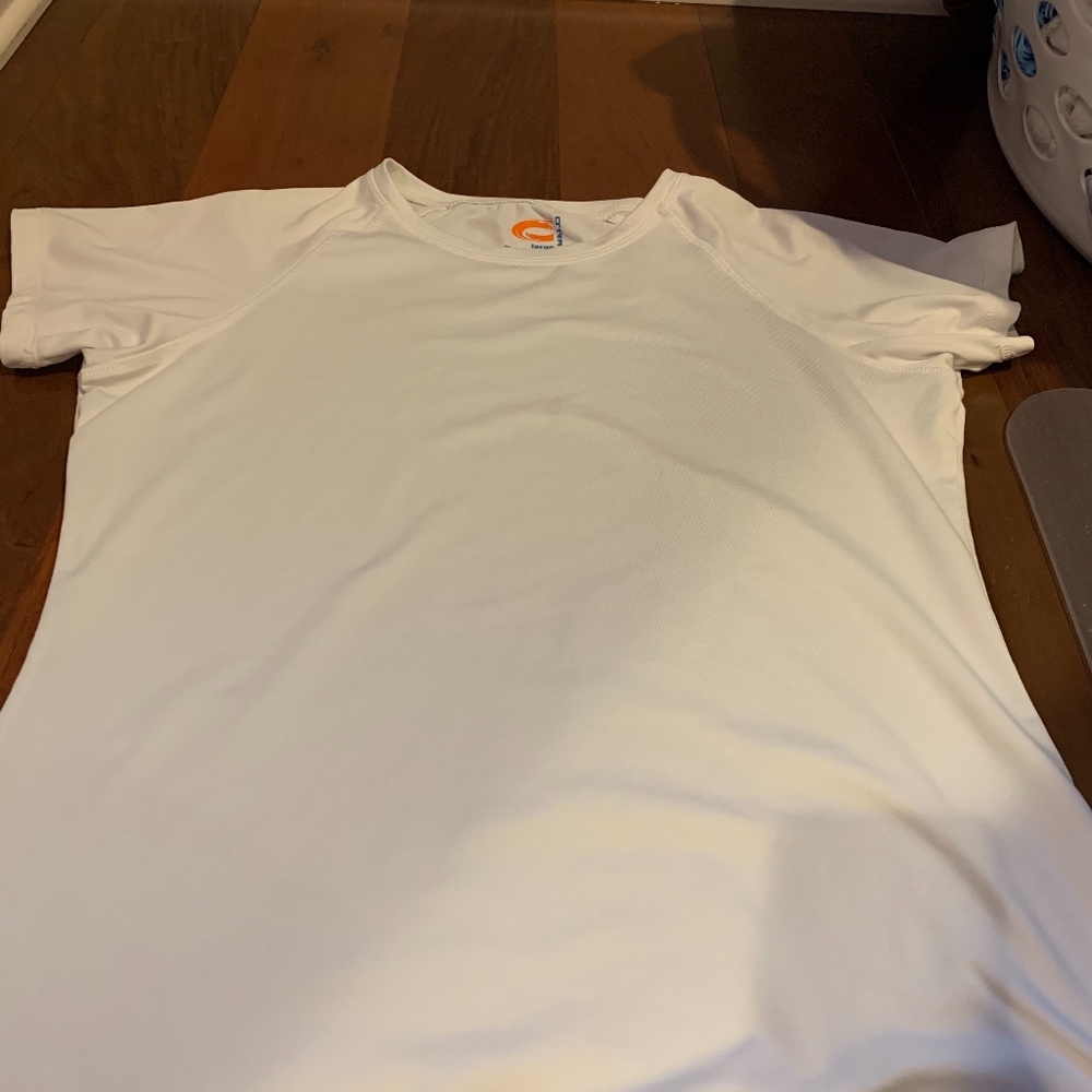 White Rash Guard Swim Top